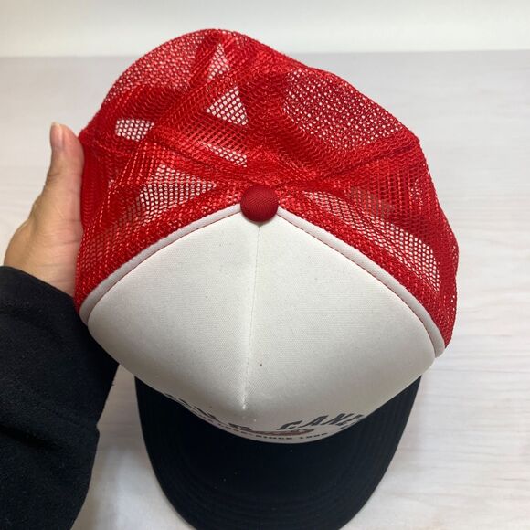 Limited Edition Raising Canes Arched Logo Foam Trucker Crew Hat - Picture 5 of 7